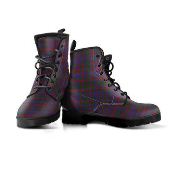 Cumming Tartan Leather Boots