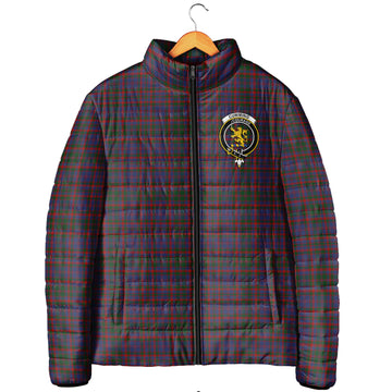 Cumming Tartan Padded Jacket with Family Crest