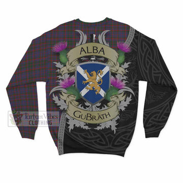 Cumming Tartan Family Crest Sweatshirt Lion Rampant Royal Thistle Shield Celtic Inspired