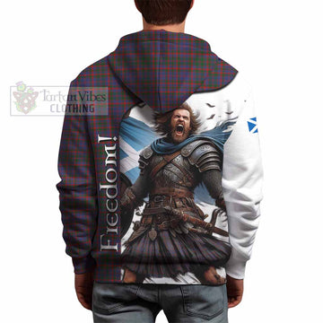 Cumming Crest Tartan Hoodie Inspired by the Freedom of Scottish Warrior