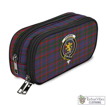 Cumming Tartan Pen and Pencil Case with Family Crest