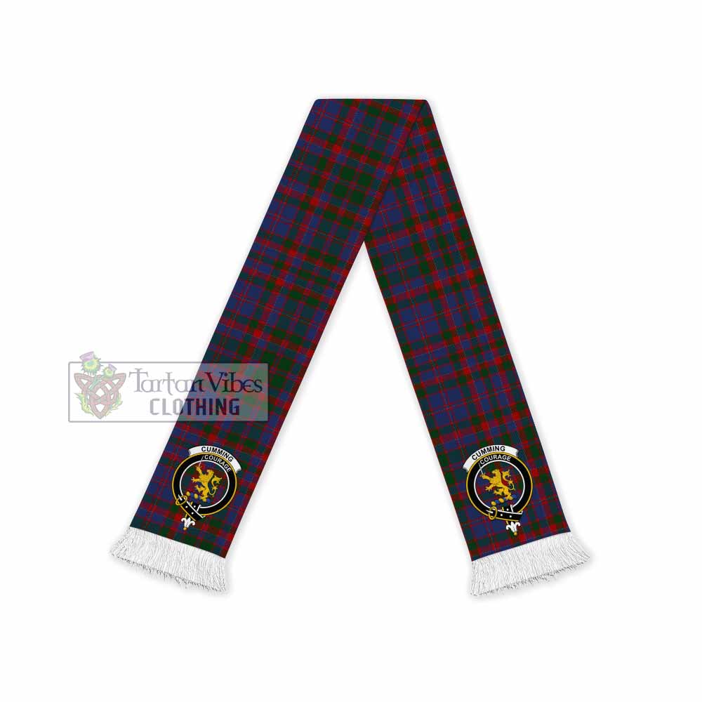 Tartan Vibes Clothing Cumming Tartan Ruffneck Scarf with Family Crest