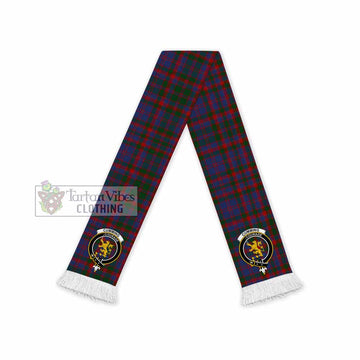Cumming Tartan Ruffneck Scarf with Family Crest