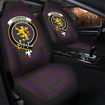 Cumming Tartan Car Seat Cover with Family Crest - Tartanvibesclothing