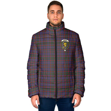 Cumming Tartan Padded Jacket with Family Crest