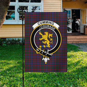 Cumming Tartan Flag with Family Crest - Tartan Vibes Clothing