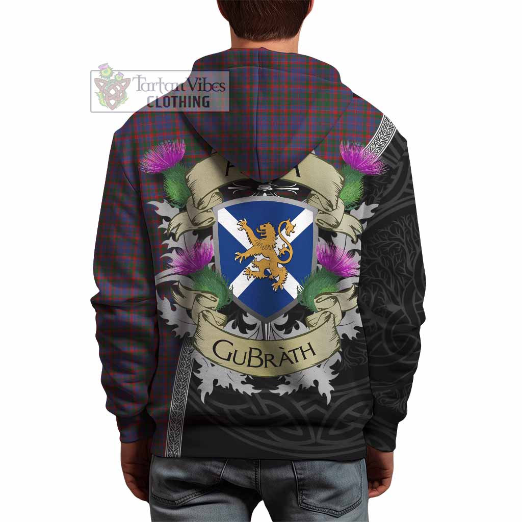 Tartan Vibes Clothing Cumming Tartan Family Crest Hoodie Lion Rampant Royal Thistle Shield Celtic Inspired