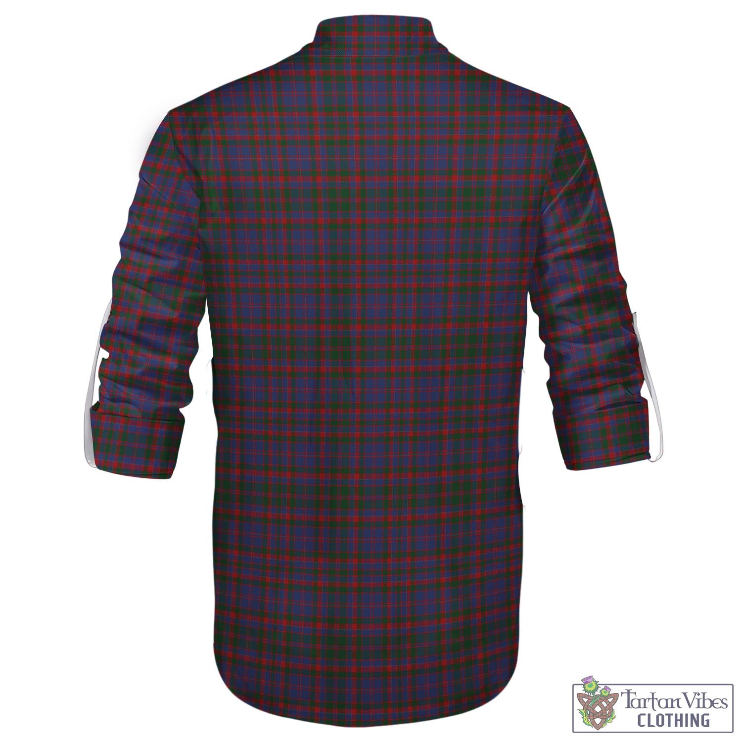 Tartan Vibes Clothing Cumming Tartan Men's Scottish Traditional Jacobite Ghillie Kilt Shirt