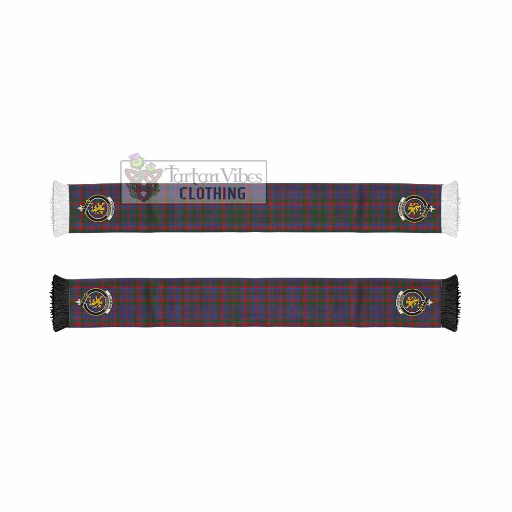 Tartan Vibes Clothing Cumming Tartan Ruffneck Scarf with Family Crest