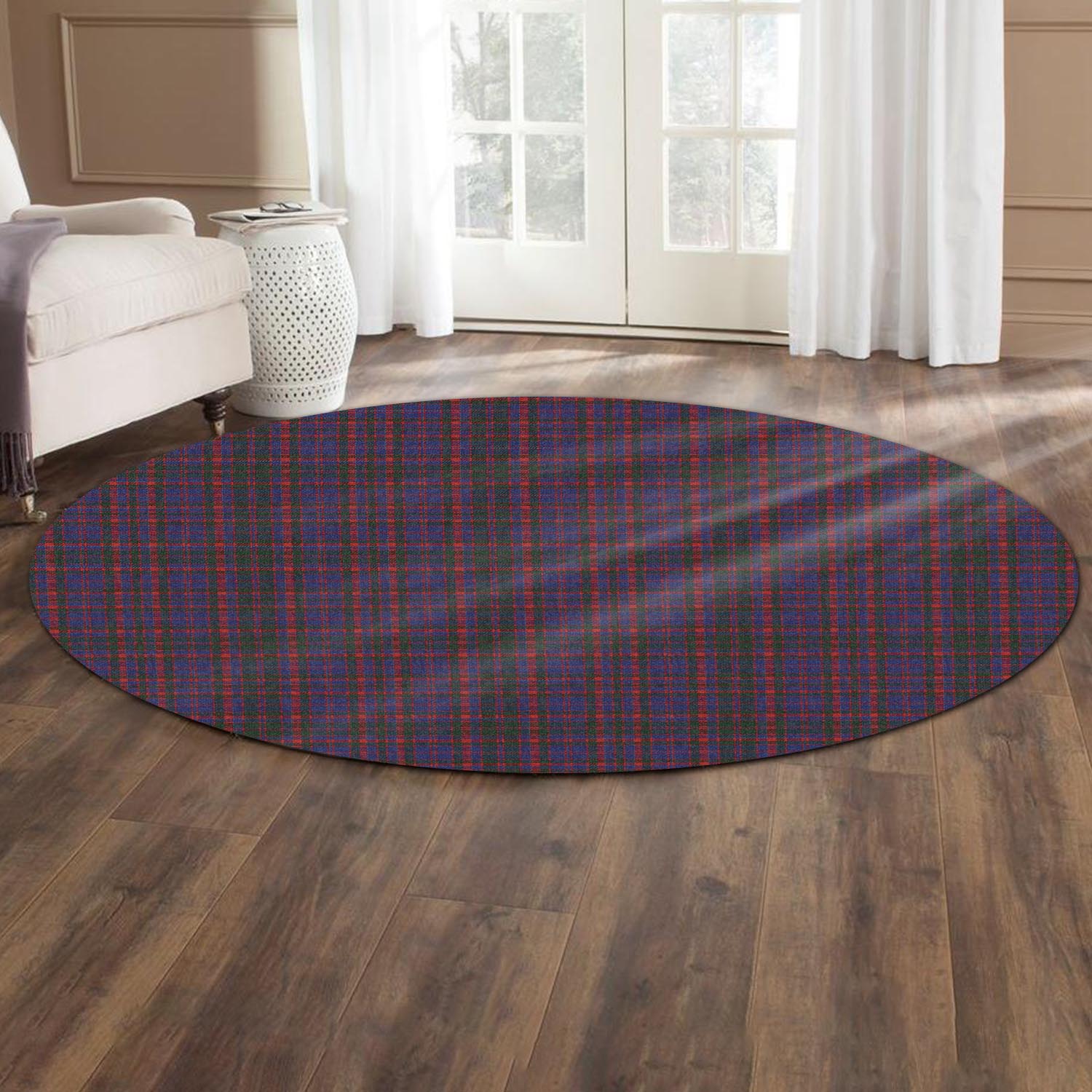 Cumming Tartan Round Rug - Tartanvibesclothing
