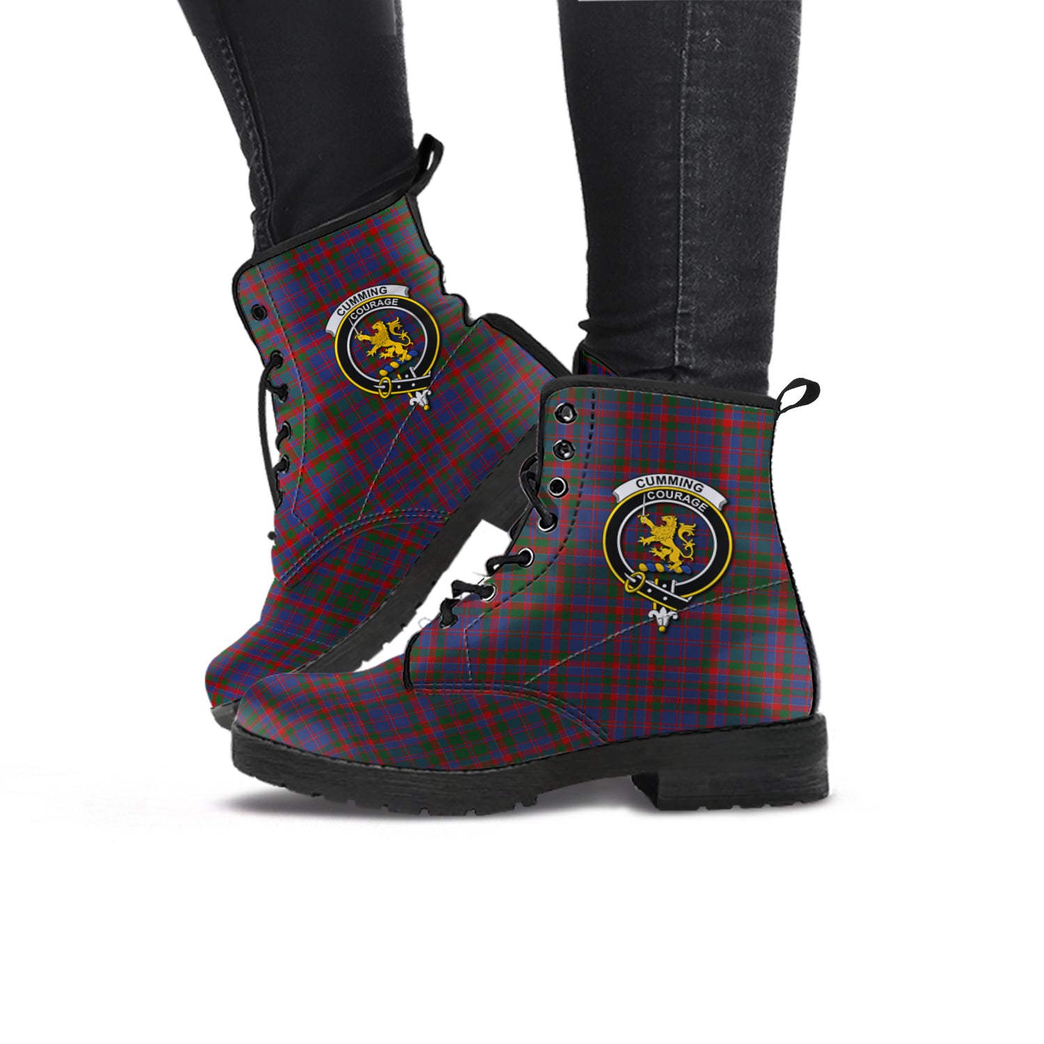 cumming-tartan-leather-boots-with-family-crest