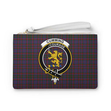 Tartan Vibes Clothing Cumming Family Crest Tartan Clutch Bag