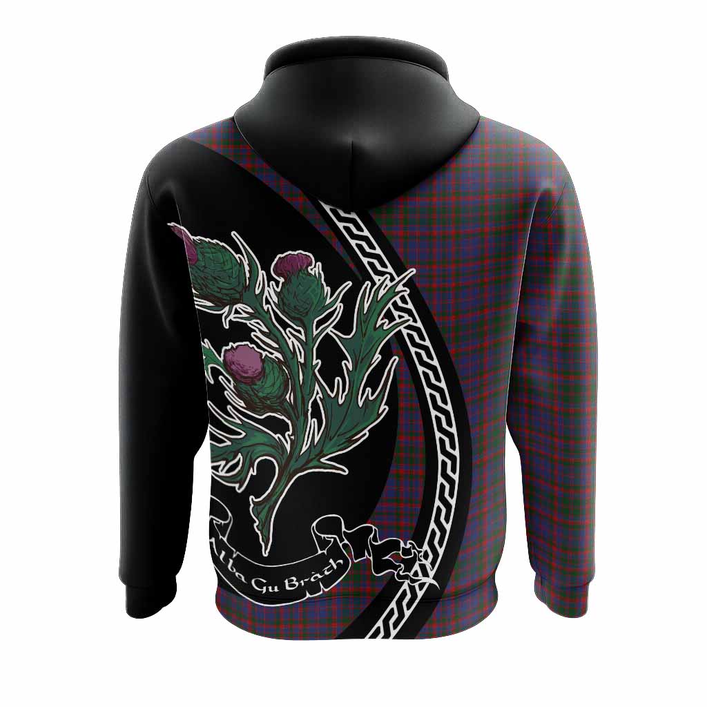 Cumming Family Crest Tartan Hoodie Alba Thistle Inspired - Tartan Vibes Clothing