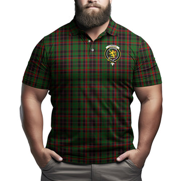 Cumming Hunting Tartan Men's Polo Shirt with Family Crest