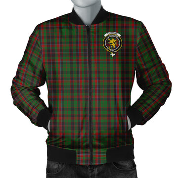Cumming Hunting Tartan Bomber Jacket with Family Crest