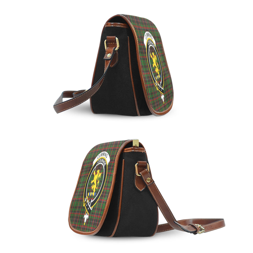 cumming-hunting-tartan-saddle-bag-with-family-crest