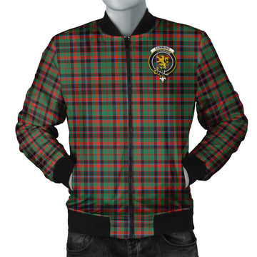 Cumming Hunting Ancient Tartan Bomber Jacket with Family Crest
