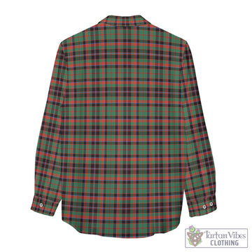 Cumming Hunting Ancient Tartan Womens Casual Shirt with Family Crest
