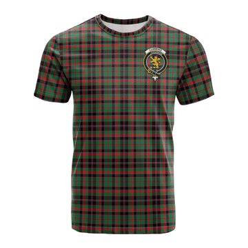 Cumming Hunting Ancient Tartan T-Shirt with Family Crest