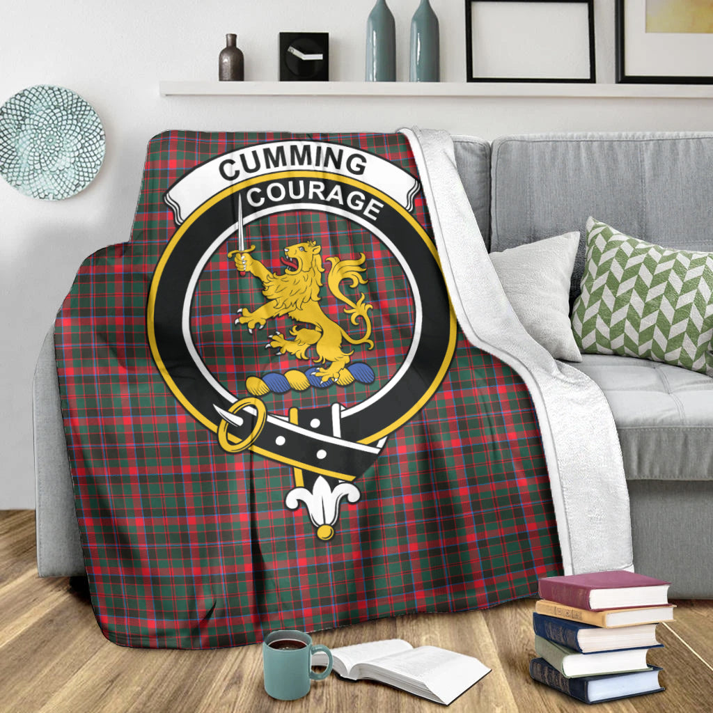 cumming-hunting-modern-tartab-blanket-with-family-crest