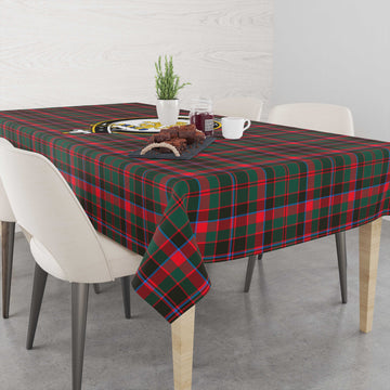 Cumming Hunting Modern Tatan Tablecloth with Family Crest