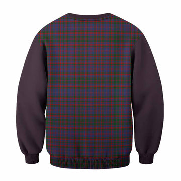 Cumming Tartan Accent Sweatshirt with Family Crest