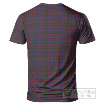 Cumming Tartan Accent T-Shirt with Family Crest