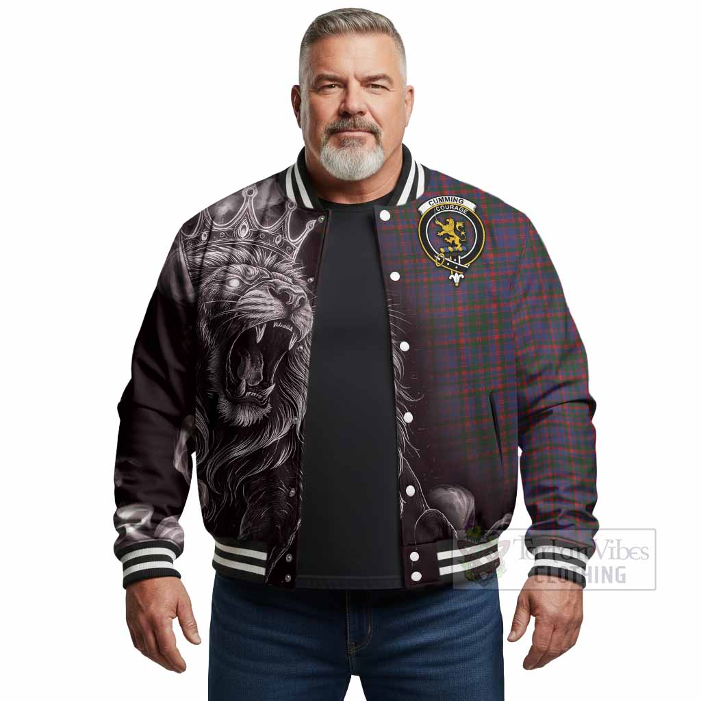 Cumming Tartan Baseball Jacket Roaring Lion Heritage