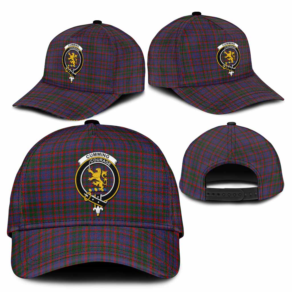 Cumming Tartan Classic Cap with Family Crest