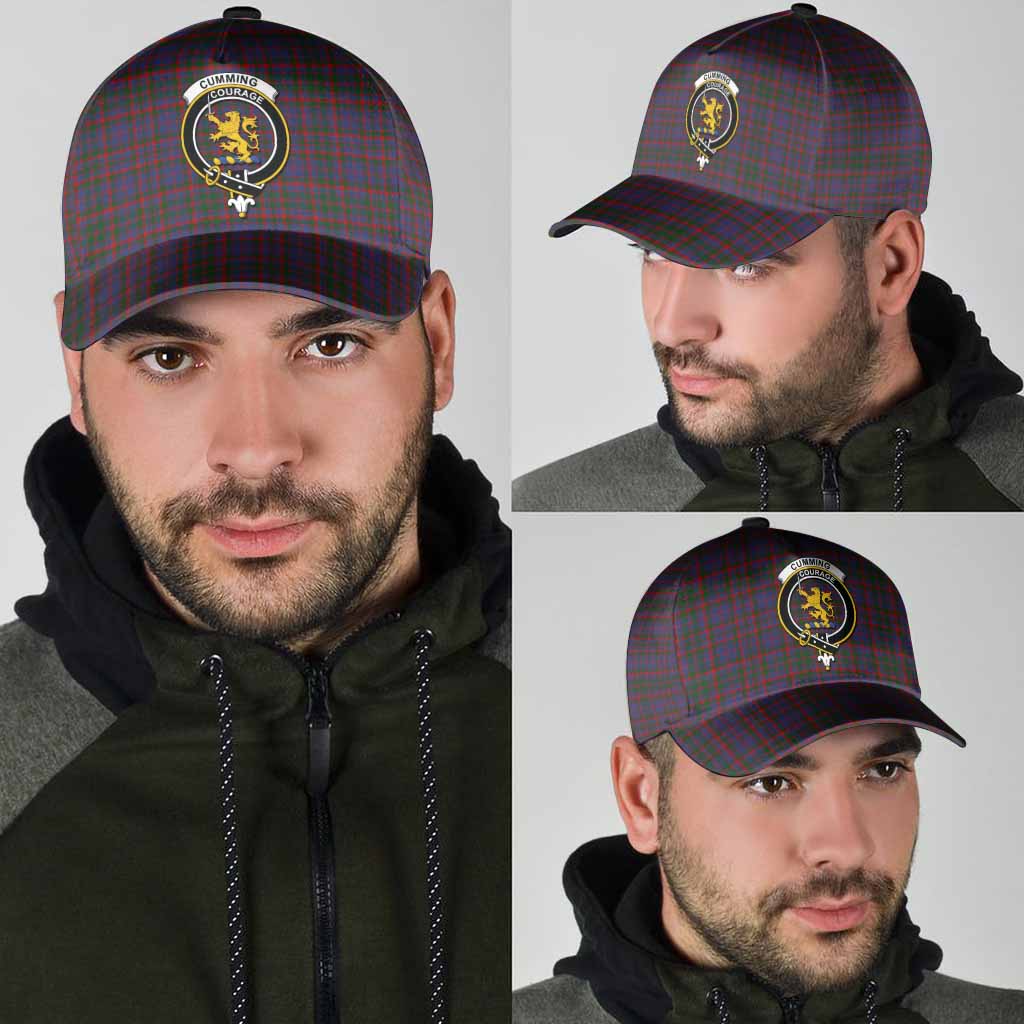 Cumming Tartan Classic Cap with Family Crest
