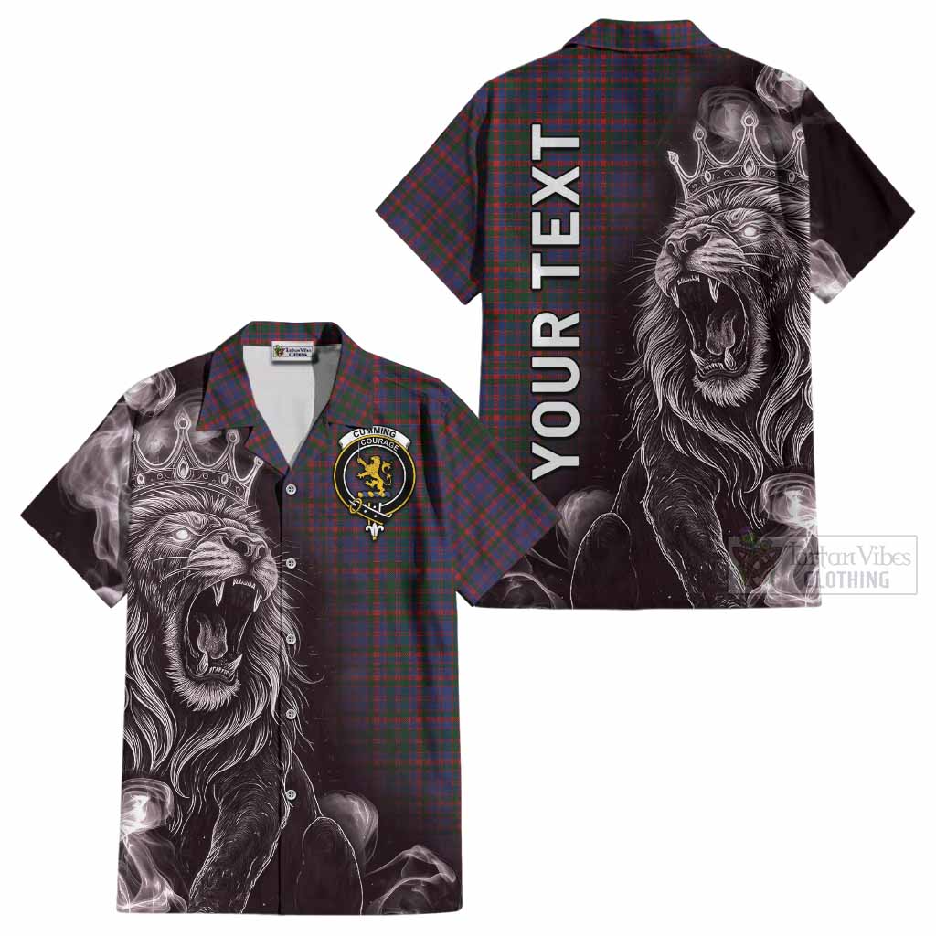Cumming Tartan Cotton Hawaiian Shirt Roaring Lion Heritage