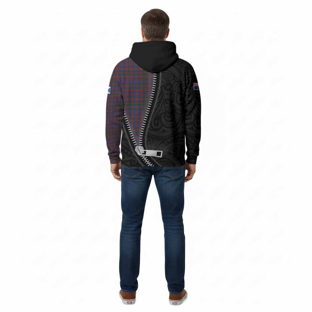Cumming Tartan Cotton Hoodie New Zealand Pattern Unique Zipper Stylized