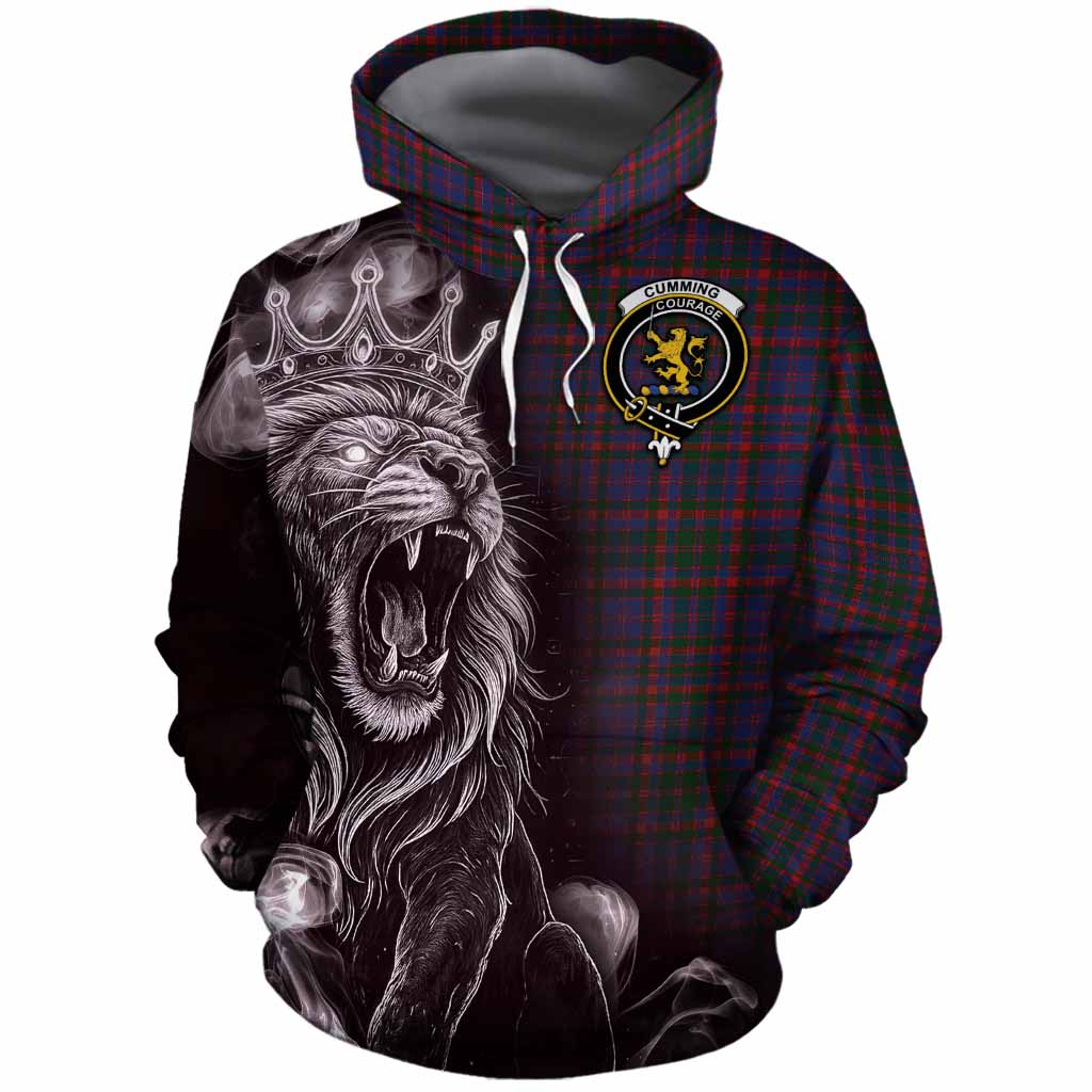 Cumming Tartan Cotton Hoodie Roaring Lion Heritage