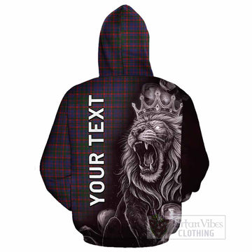 Cumming Tartan Cotton Hoodie Roaring Lion Heritage
