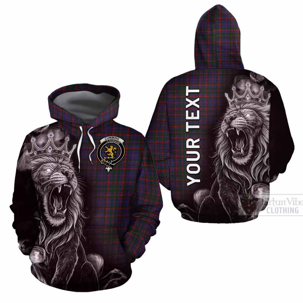 Cumming Tartan Cotton Hoodie Roaring Lion Heritage
