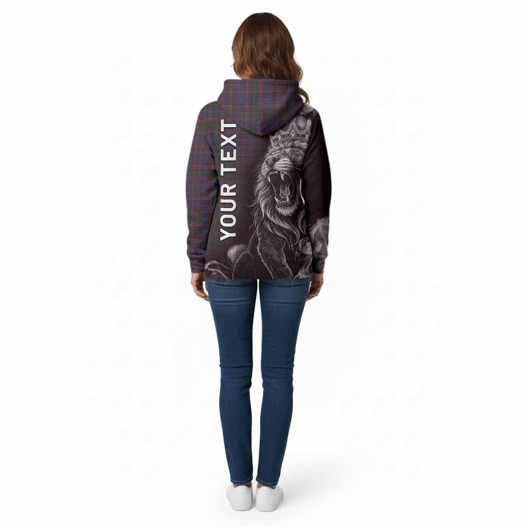 Cumming Tartan Cotton Hoodie Roaring Lion Heritage