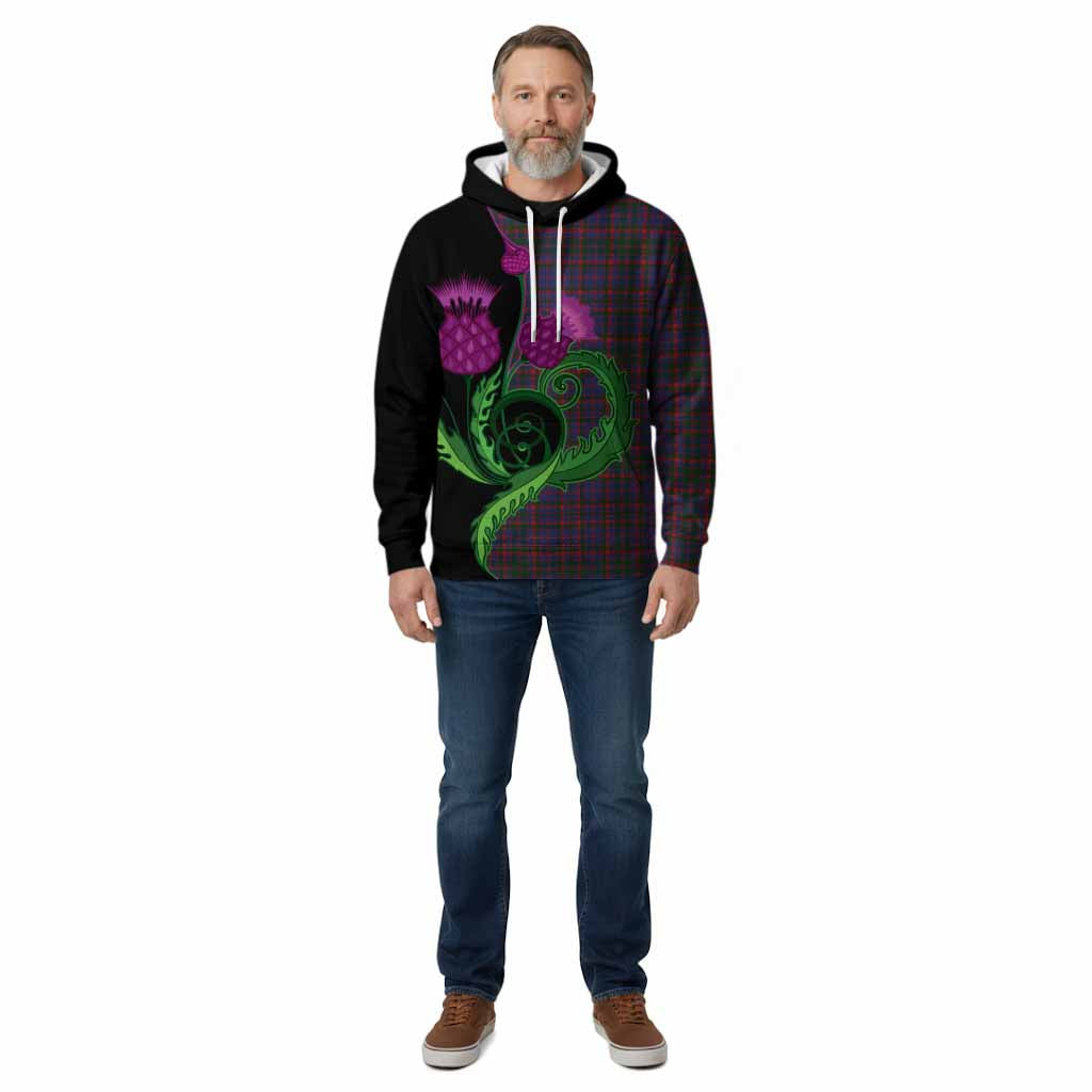 Cumming Tartan Cotton Hoodie Traditional Scottish Thistle