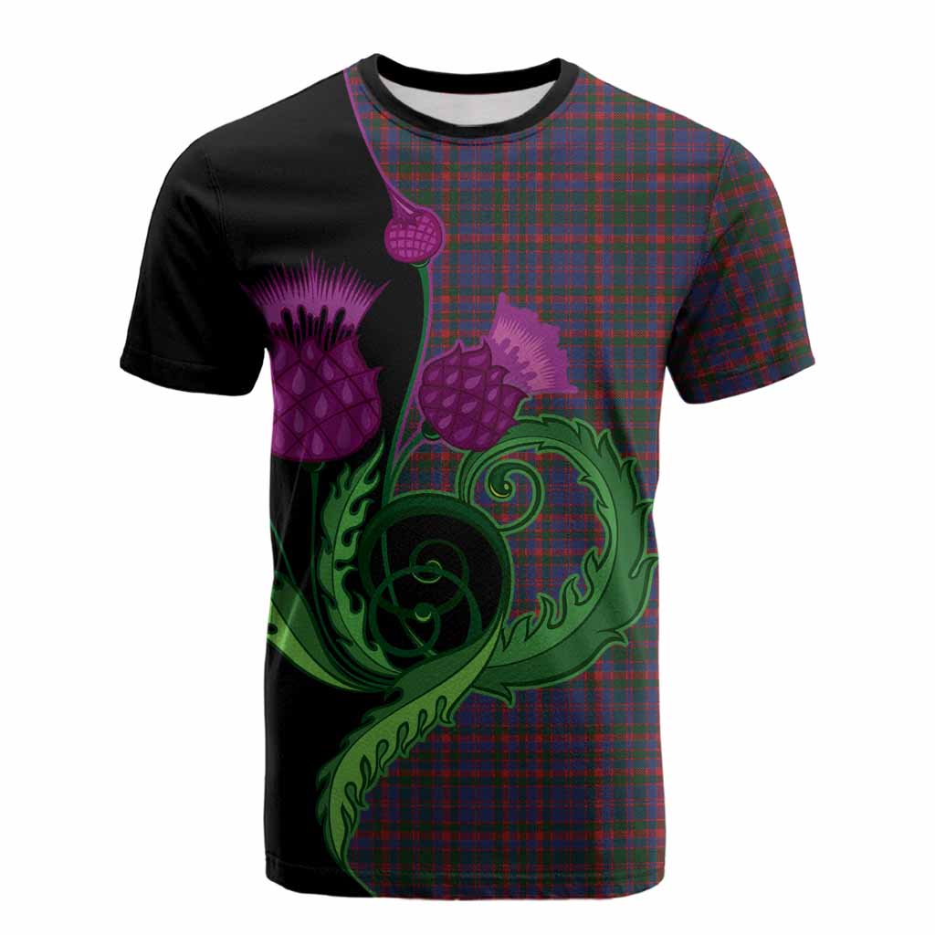 Cumming Tartan Cotton T-shirt Traditional Scottish Thistle