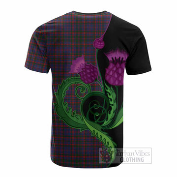 Cumming Tartan Cotton T-shirt Traditional Scottish Thistle