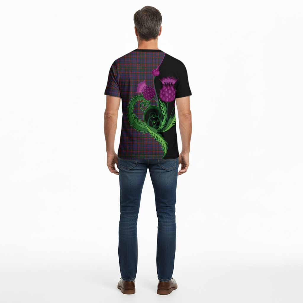 Cumming Tartan Cotton T-shirt Traditional Scottish Thistle