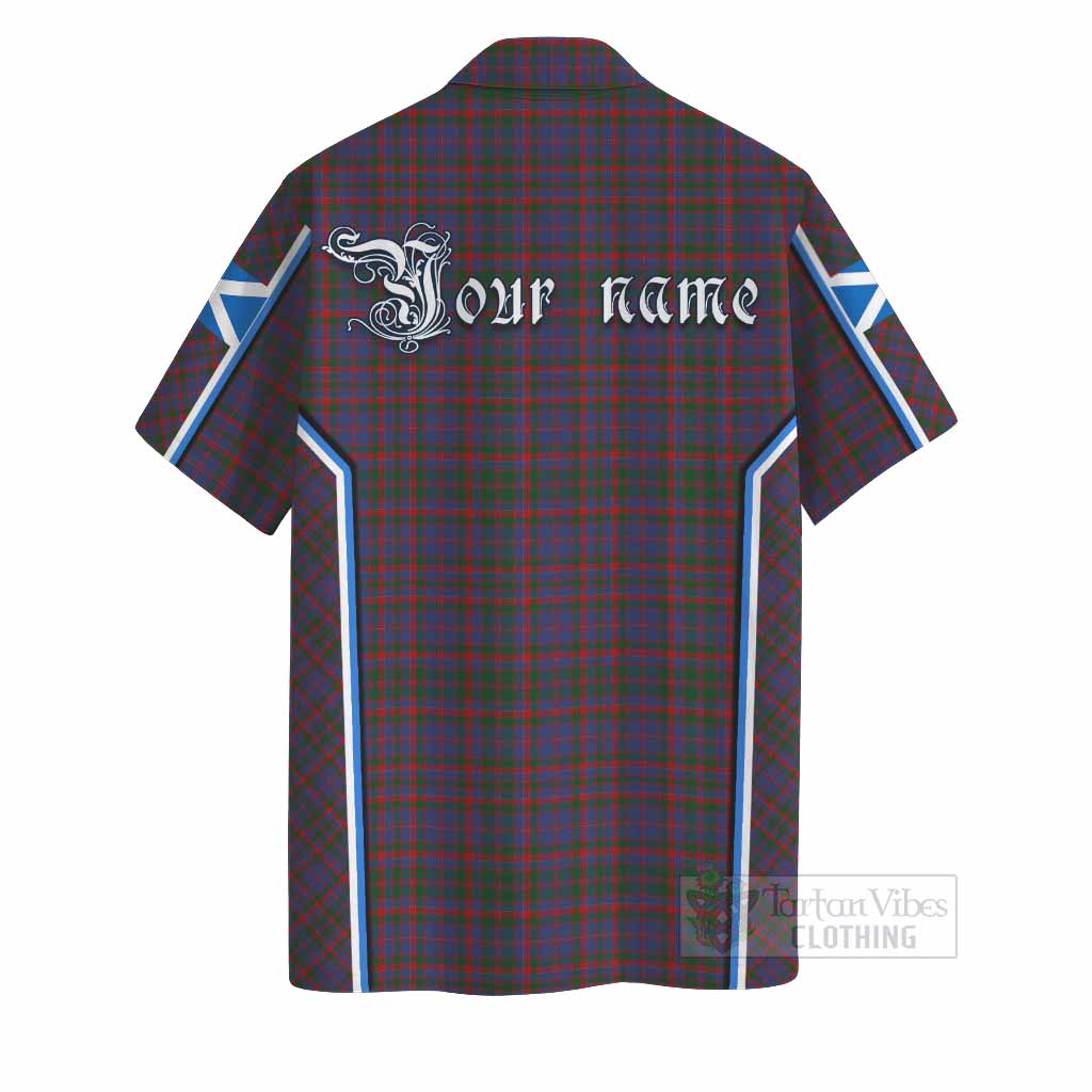 Cumming Tartan Crest Hawaiian Shirt Scotland Coat of Arm Flag Style - Tartan Vibes Clothing