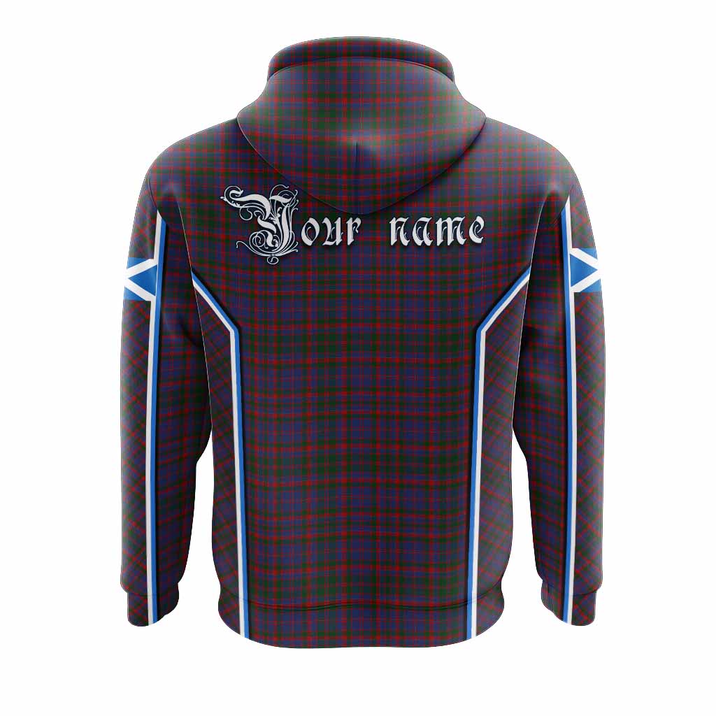 Cumming Tartan Crest Hoodie Scotland Coat of Arm Flag Style - Tartan Vibes Clothing
