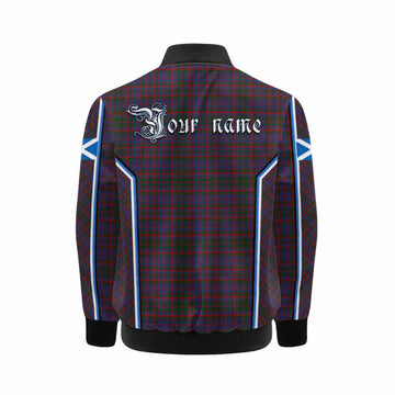 Cumming Tartan Crest Kid Bomber Jacket Scotland Coat of Arm Flag Style - Tartan Vibes Clothing