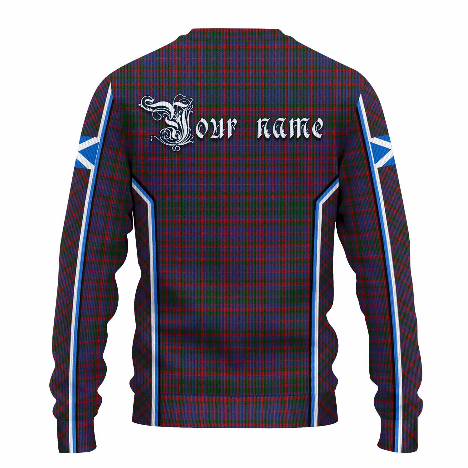 Cumming Tartan Crest Knitted Sweater Scotland Coat of Arm Flag Style - Tartan Vibes Clothing