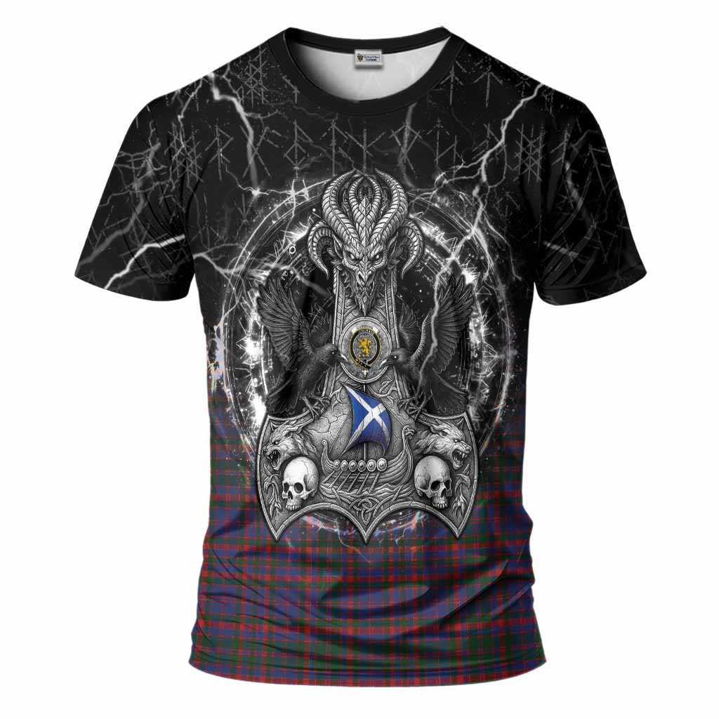 Cumming Tartan Crest T-Shirt Celtic Odin's Raven Legacy