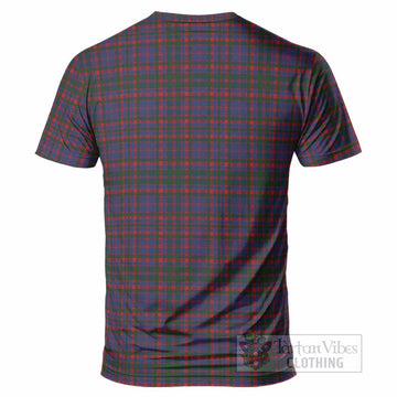Cumming Tartan Crest T-Shirt Ferocious Lion Style