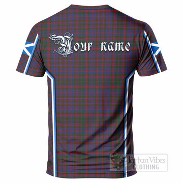 Cumming Tartan Crest T-shirt Scotland Coat of Arm Flag Style - Tartan Vibes Clothing