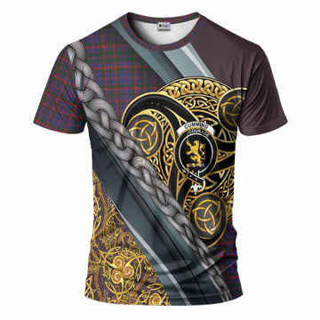 Cumming Tartan Crest T-Shirt Scottish Triskele Celtic