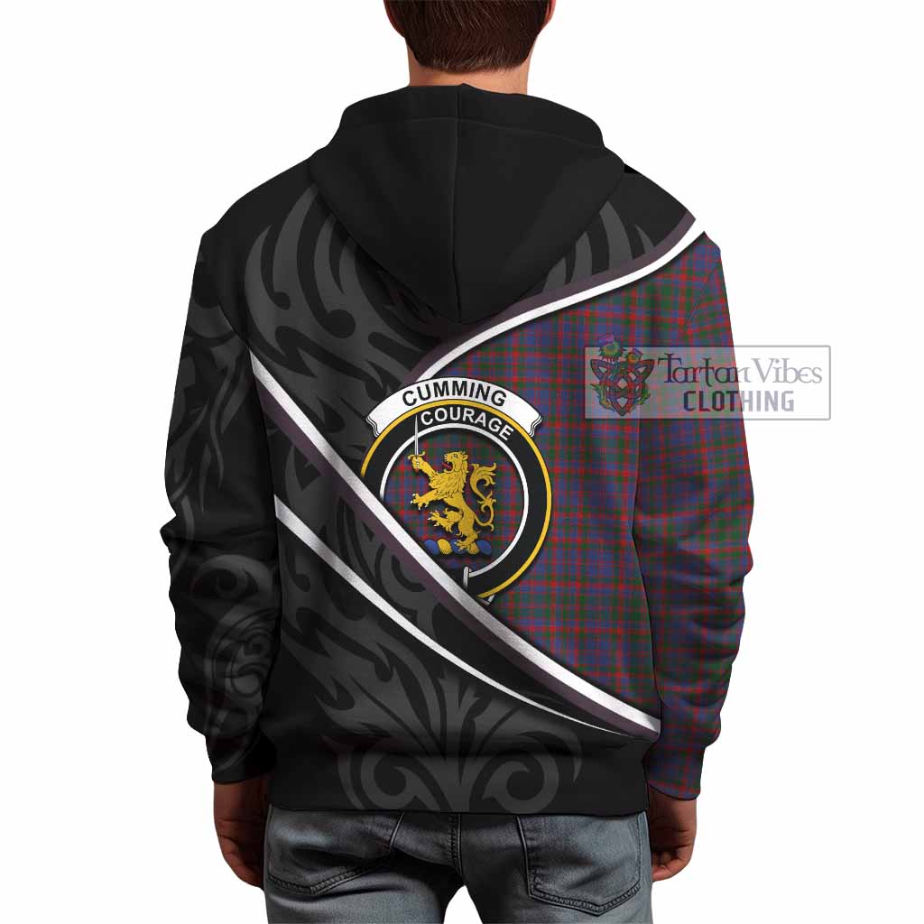 Cumming Tartan Family Crest Hoodie Celtic Scottish Thistle Floral - Tartan Vibes Clothing