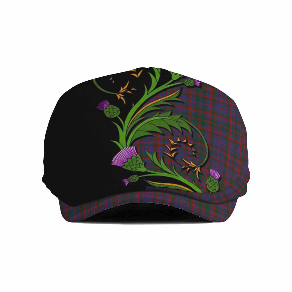 Cumming Tartan Flat Cap, Jeff Cap Scottish Thistle Pride Heritage Art